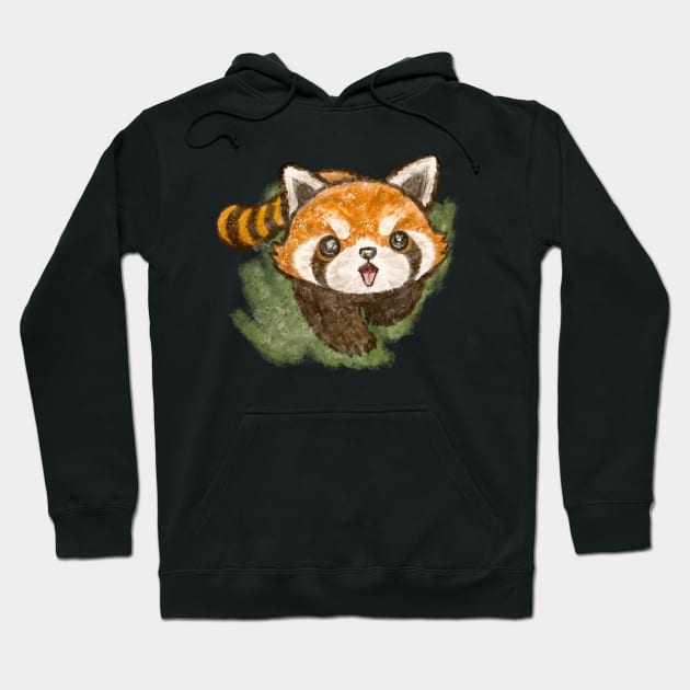 Red panda is coming Hoodie by sanogawa